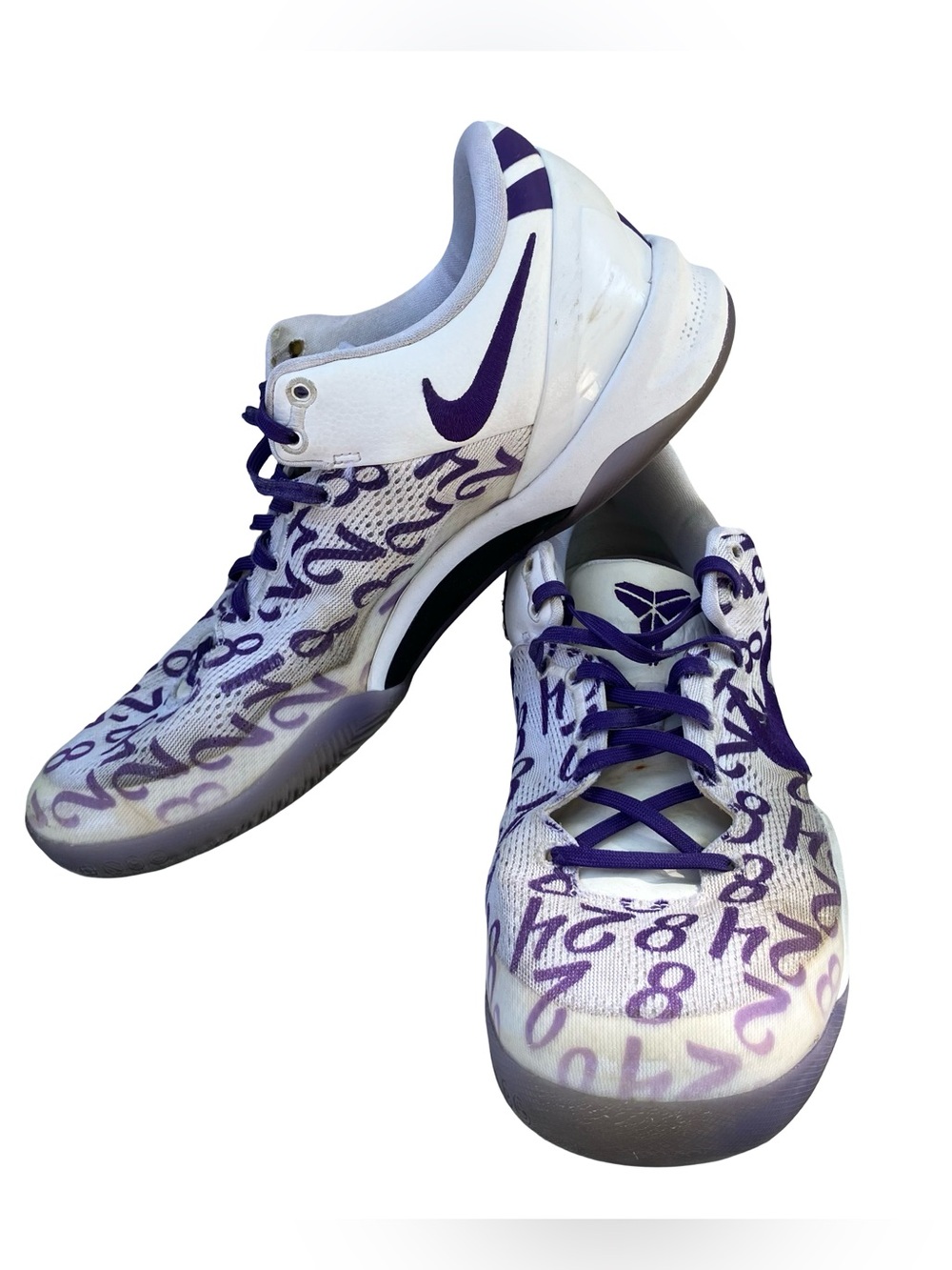 Nike Kobe 8 Protro Court Purple Style # FQ3549-100 Size 12 White/Purple READ